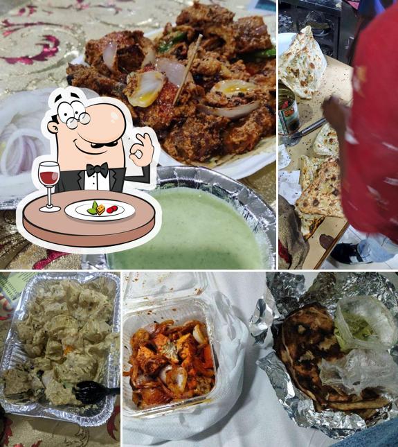 Food at King Ji Malai Chaap Restaurant