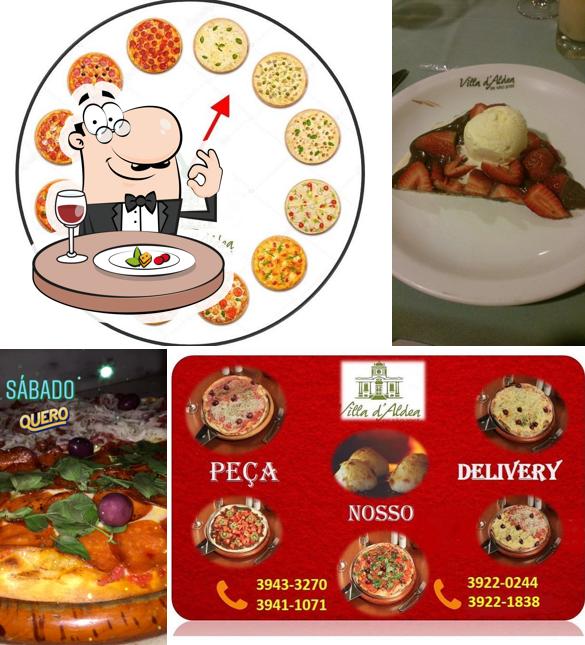 Platos en Pizzaria Vila D´Aldea