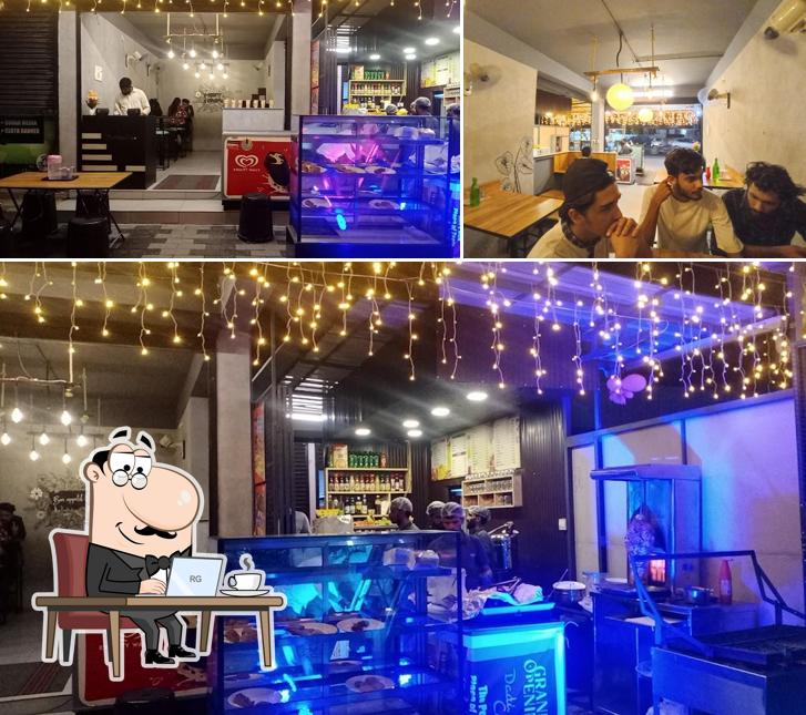 The interior of Daddy'z cafe ,caters and event management