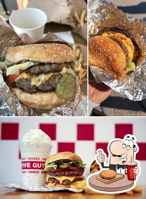Hamburger à Five Guys Nice CAP 3000
