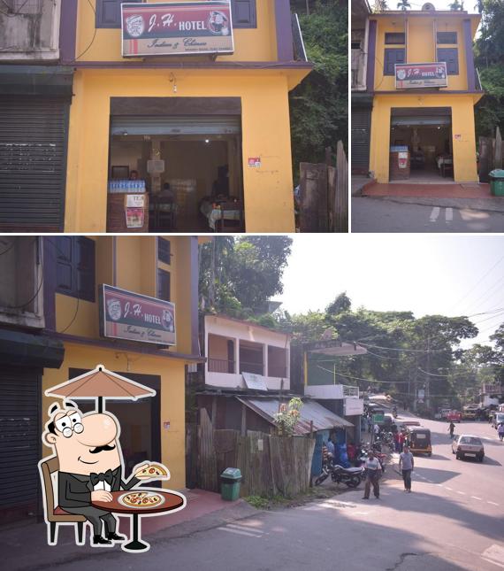 The exterior of JH HOTEL