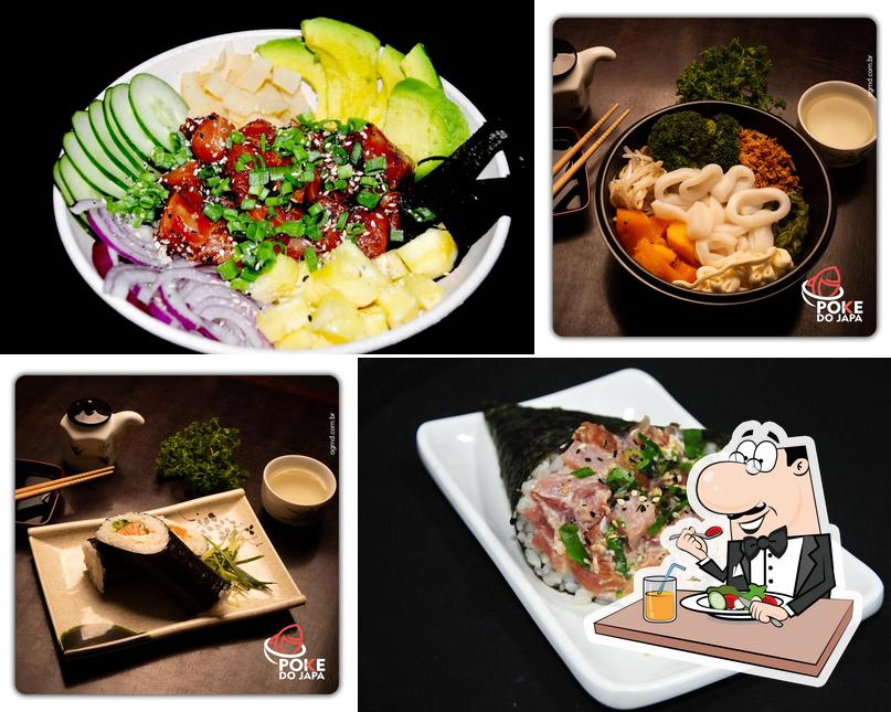 Platos en Poke do Japa