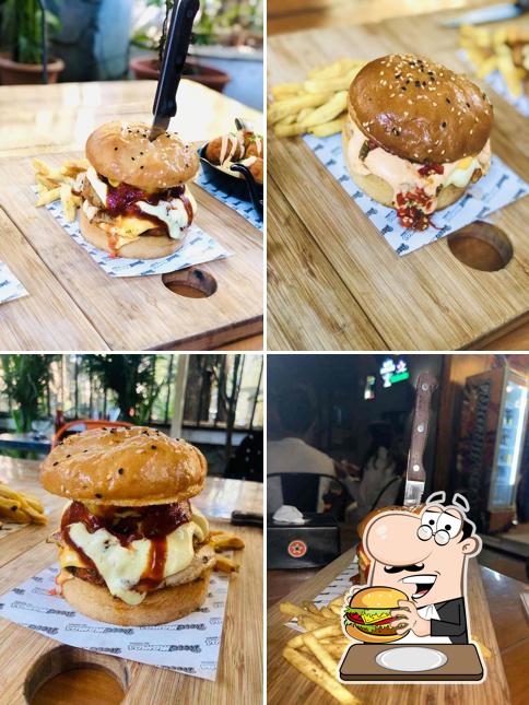 Try out a burger at Roco Mamas