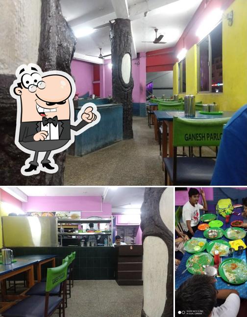 The interior of Sree Sai Ganesh Parlour