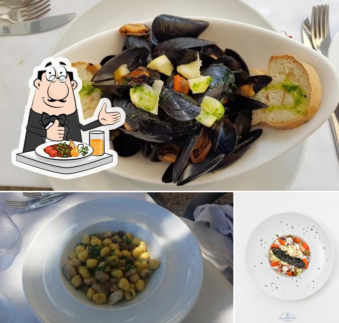 Platti al Ristorante la Grotta