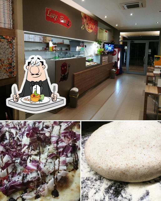 La cibo e interni del ristorante