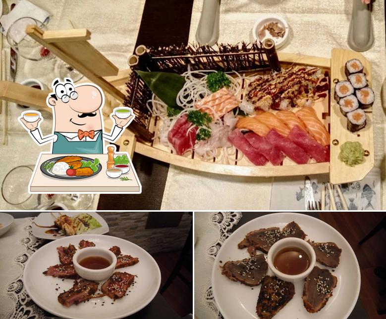 Cibo al Ristorante Cinese & Giapponese Washoku Kyo