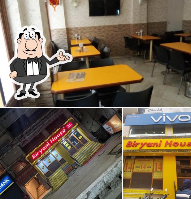 The interior of Biryani House