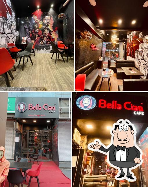 The interior of Bella ciao