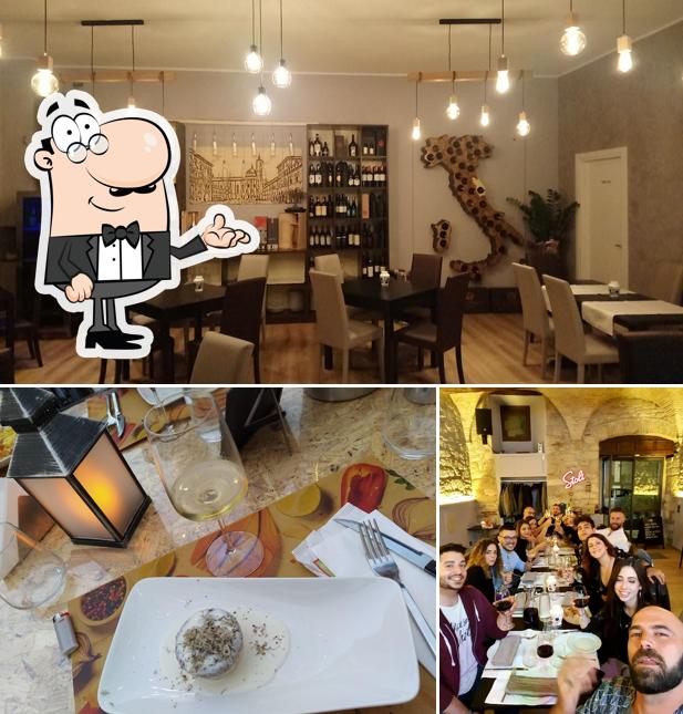 Gli interni di Chisc Restaurant&Cocktail bar