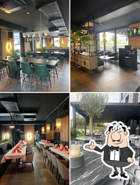 Gli interni di Gizzi Restaurant
