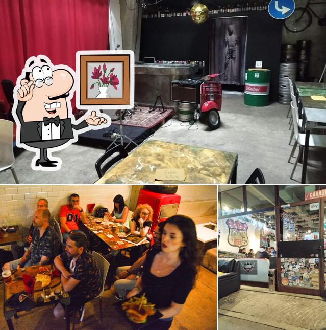 Dai un'occhiata agli interni di Garage Beer