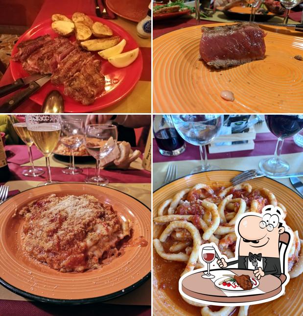 Prova i un pasto a base di carne a Forcillo Ristorante Locanda & Camere