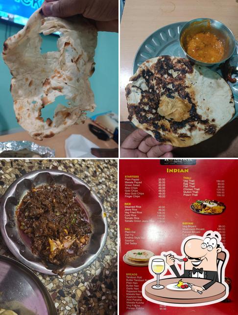 Food at New Konark Hotel