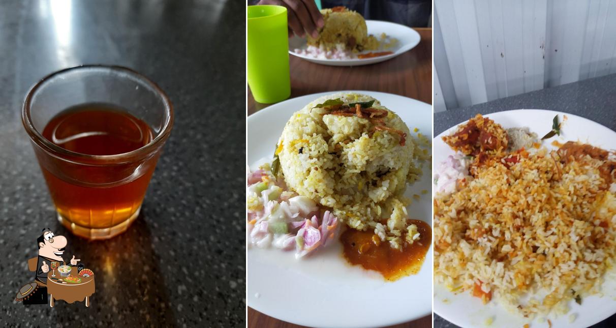 Food at Poozhikuth Biriyani Hut