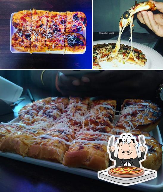 At The Mocktail Cafe, you can try pizza