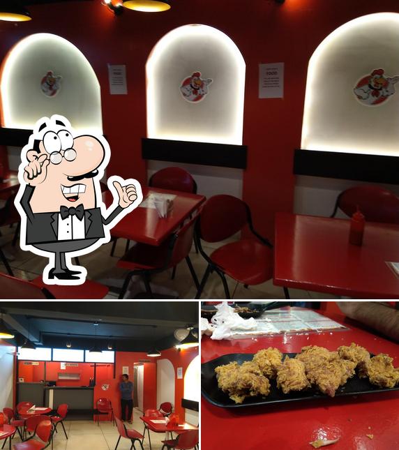 The photo of Al-baik.com’s interior and food