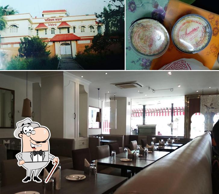 This is the image showing exterior and interior at Aminia Restaurant - Rajarhat