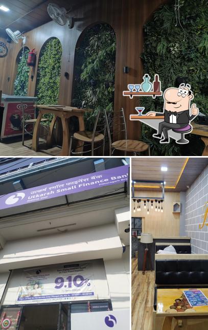 The interior of Bawarchi Cafe & Restaurant