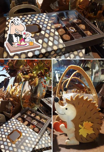 Čokoladni atelje offre un'ampia gamma di dolci