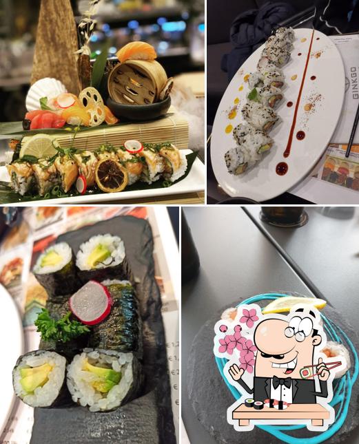 Prenditi le varie opzioni di sushi