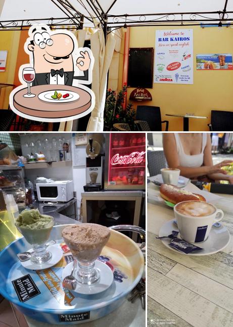 La cibo e interni del ristorante