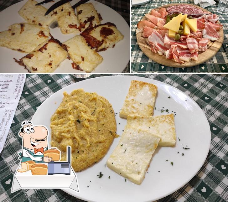 Pane all'aglio al Agriturismo Calcaiol