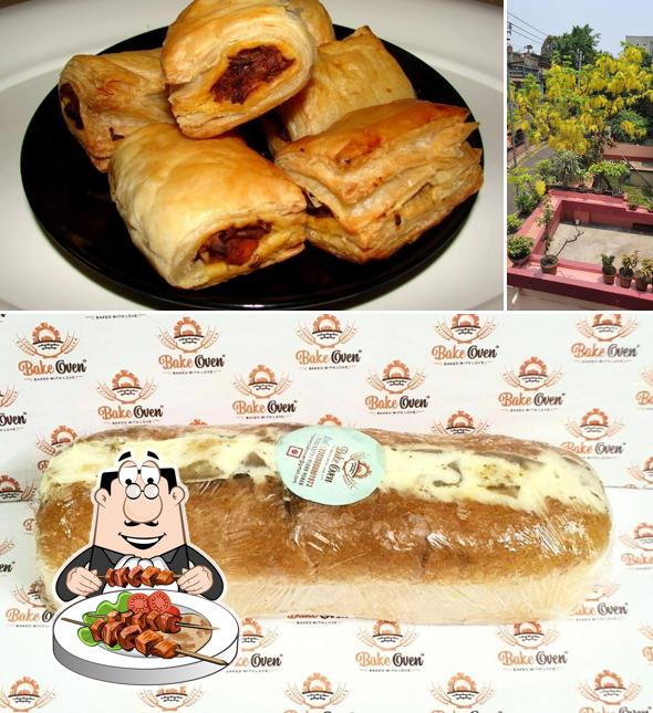 This is the photo displaying food and exterior at BAKE OVEN