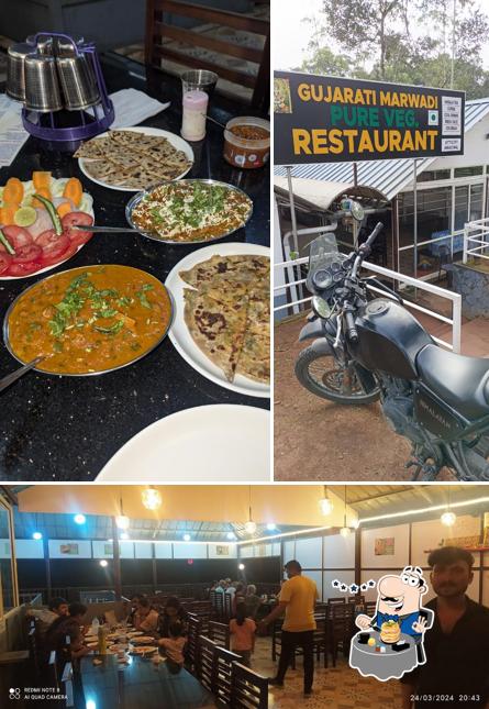 Take a look at the image depicting food and interior at GUJARATHI MARVADI RESTAURANT PURE VEG