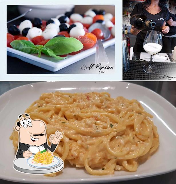 Spaghetti alla carbonara al Il Bar al Popone