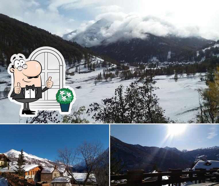 Goditi la vista dall'area esterna di Ristorante Cantina degli amici