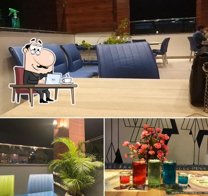 The interior of S CUBE PINE AND DINE RESTAURANT