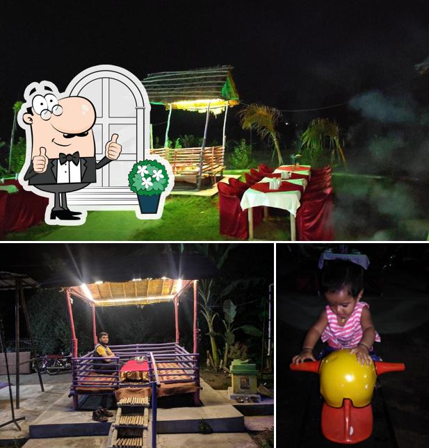 Enjoy the view at the outside area of Toran - A Family Restaurant
