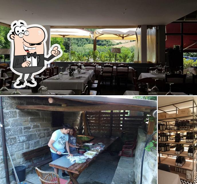 Gli interni di Locanda Appennino