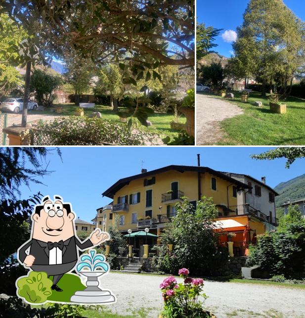 Goditi la vista dall'area esterna di Albergo Ristorante Coppa