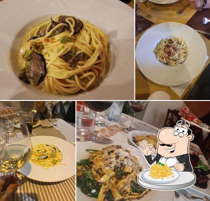 Spaghetti alla carbonara al La Cantina di Arianna