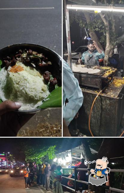 This is the picture depicting food and exterior at Mani Chettans Thattukada