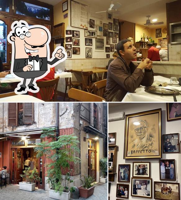 Gli interni di Pizzeria Da Baffetto