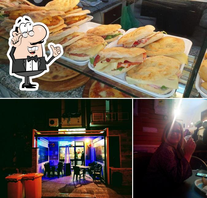 La interni e sandwich del ristorante