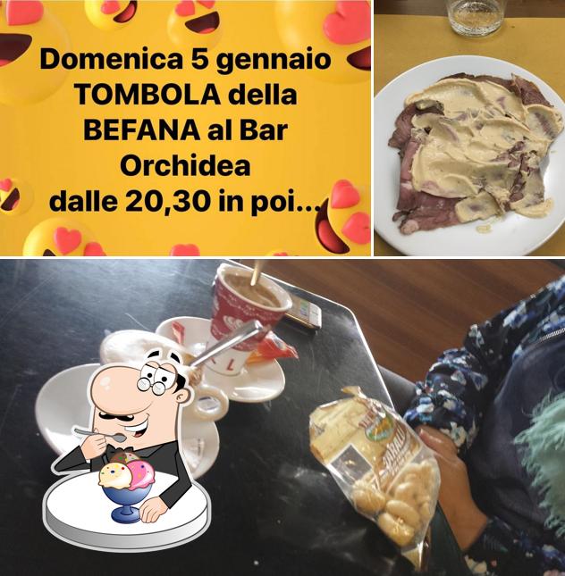 BAR ORCHIDEA offre un'ampia varietà di dessert