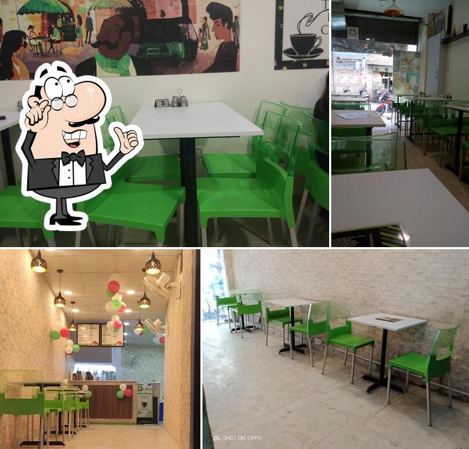 The interior of CHAI GARAM CAFE