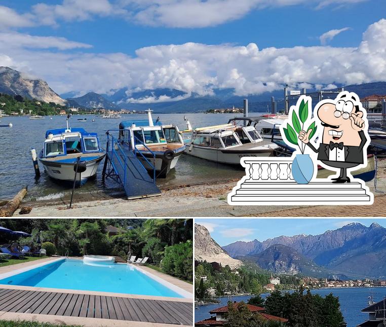 Goditi la vista dagli esterni di Hotel Royal Stresa