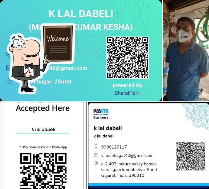 Look at the image of K. Lal Dabeli