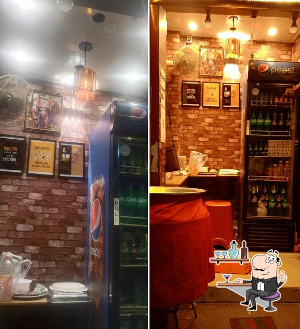 The interior of KBF KOLKATA BIRYANI FEVER