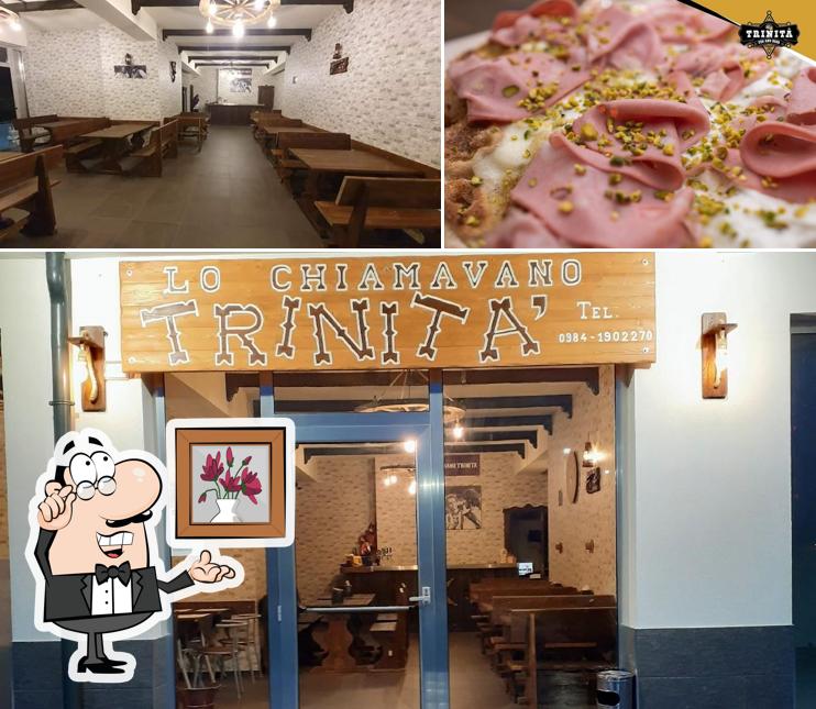 La foto di interni e esterno da Trinità