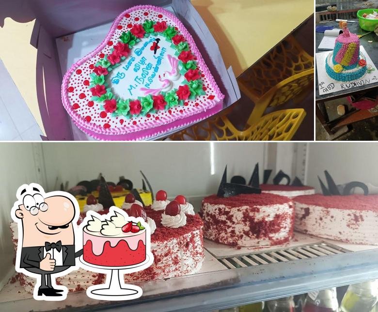 Red velvet cake at Sivam sweets&bakery