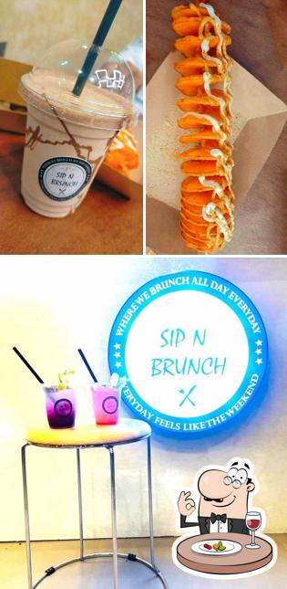 Food at Sip n Brunch