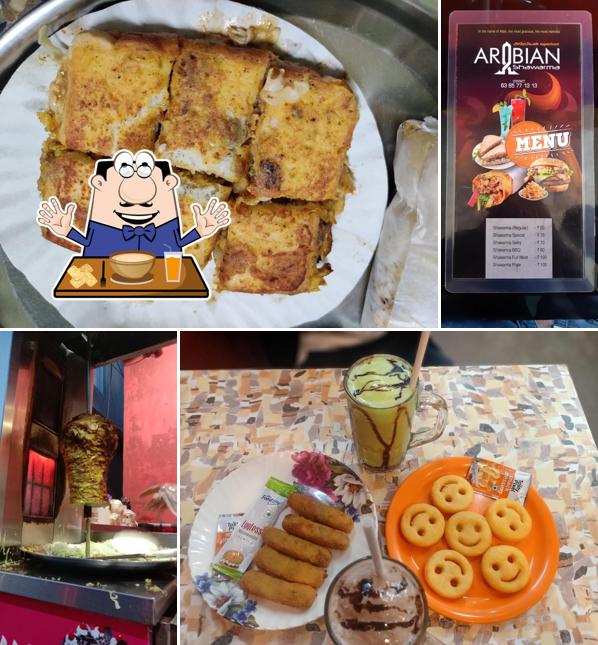 Food at Arabian Shawarma