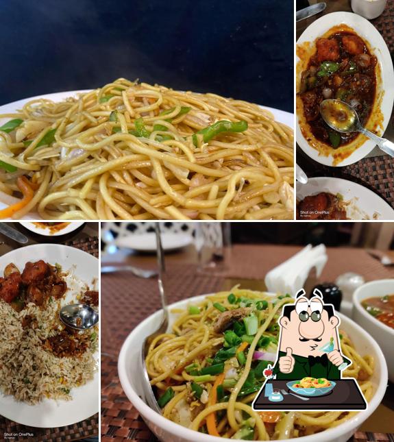 Food at Cinnamon Restaurant