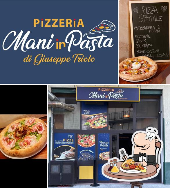 Scegli una pizza a Mani in pasta